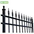 Spear Top Metal Steel Ornamental Wrought Iron Fencing